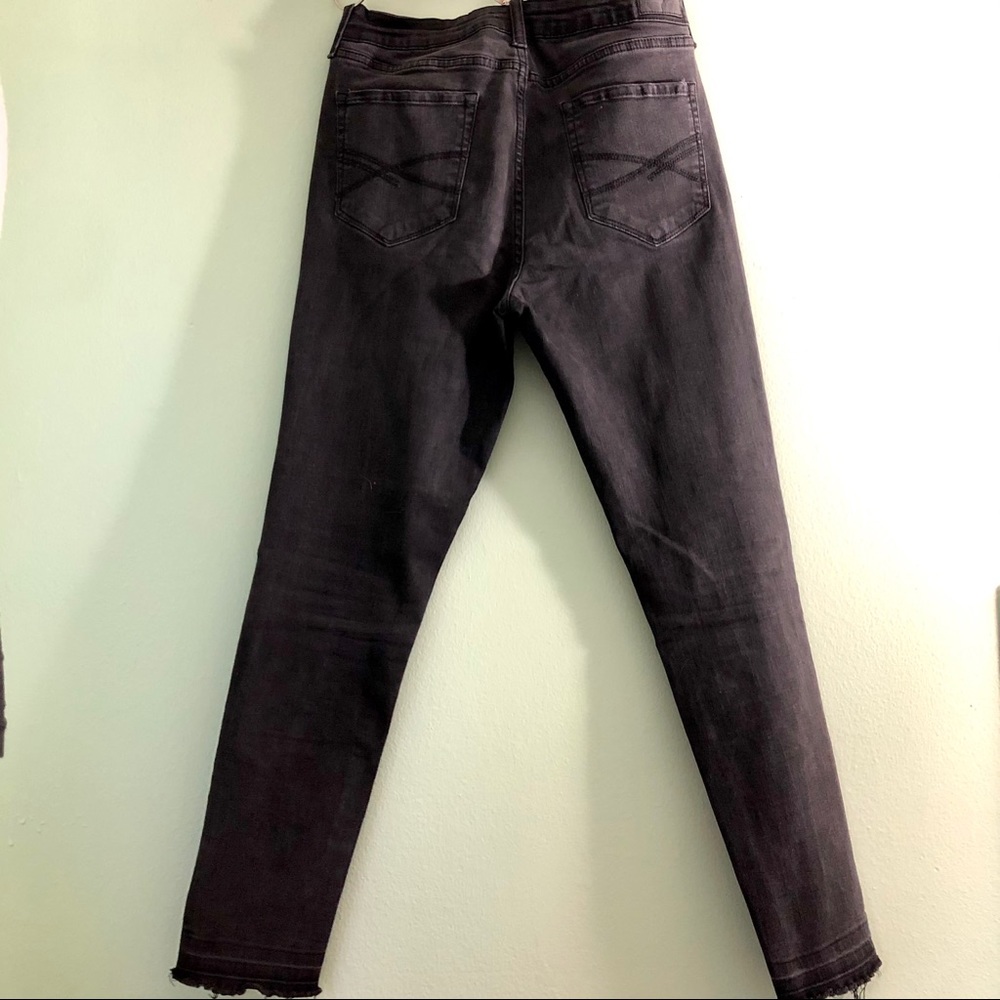 off black high waisted ankle jeggings - Picture 4 of 5
